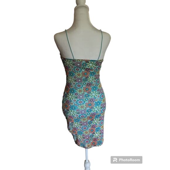 No Boundaries New‎ Junior's  Small Floral Mesh Dress - Picture 12 of 14